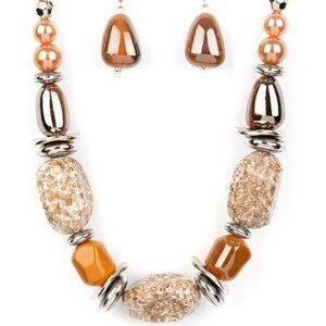 NWT In Good Glazes Necklace & Glaze of Glory Bracelet Set by Paparazzi-(DAR87)